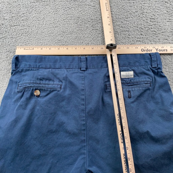 Vineyard Vines Shorts Mens 34 Blue Breaker Chino Cotton Stretch Preppy Casual - Picture 5 of 11